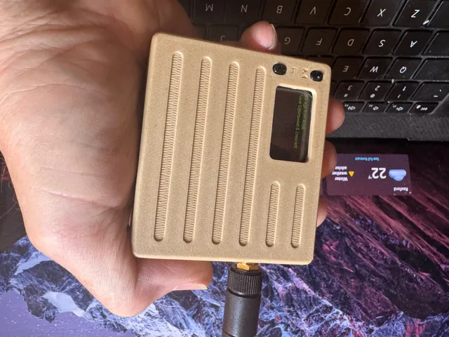 Case for Heltec T114 V2 Meshtastic Radio with GPS and two 3000mAh Lipo batteries — 3D printed Heltec T114 case for Meshtastic and MeshCore