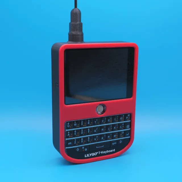 Zoidberg LilyGo T-Deck TKeyboard Meshtastic Powered Node case — 3D printed T-Deck case for Meshtastic and MeshCore