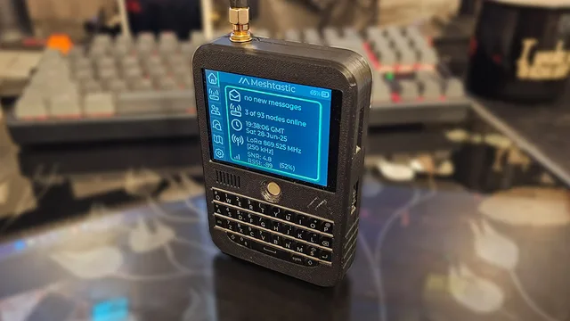 LilyGO T-Deck Tight Case — 3D printed T-Deck case for Meshtastic and MeshCore