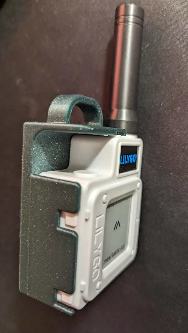Lilygo T-Echo bracket case — 3D printed T-Echo case for Meshtastic and MeshCore