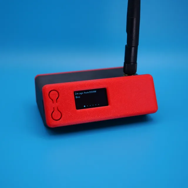 Bender Battery Case for the Heltec V3 & Heltec T114 Meshtastic MeshCore LoRA Node — 3D printed Heltec V3 case for Meshtastic and MeshCore