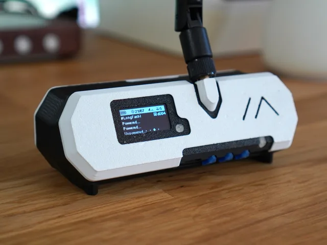 Meshtastic TTGO T-Beam Case - SciFi — 3D printed T-Beam case for Meshtastic and MeshCore