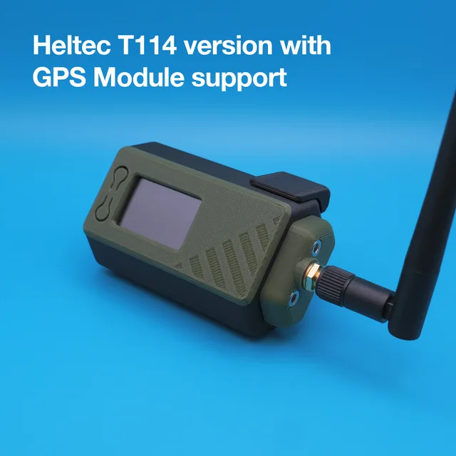 Nibbler Meshtastic powered Case for Heltec V3 and T114 — 3D printed Heltec V3 case for Meshtastic and MeshCore