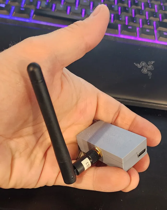 T-Beam S3 Core Compact Case (Meshtastic) — 3D printed T-Beam Supreme case for Meshtastic and MeshCore
