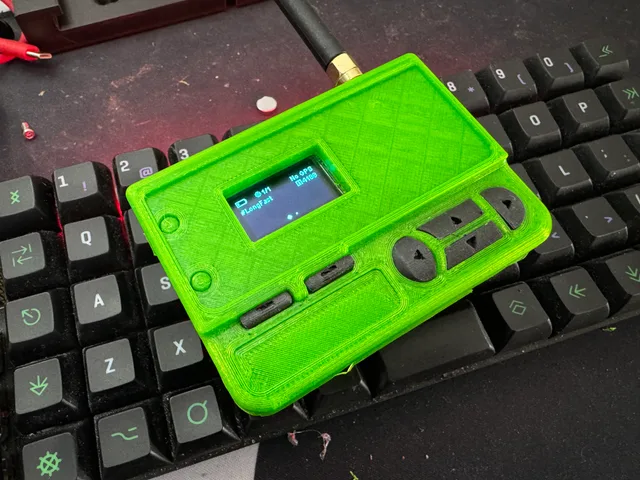 MotoLoRa - The Hackers Inspired Heltec V3 Meshtastic Node Enclosure — 3D printed Heltec V3 case for Meshtastic and MeshCore