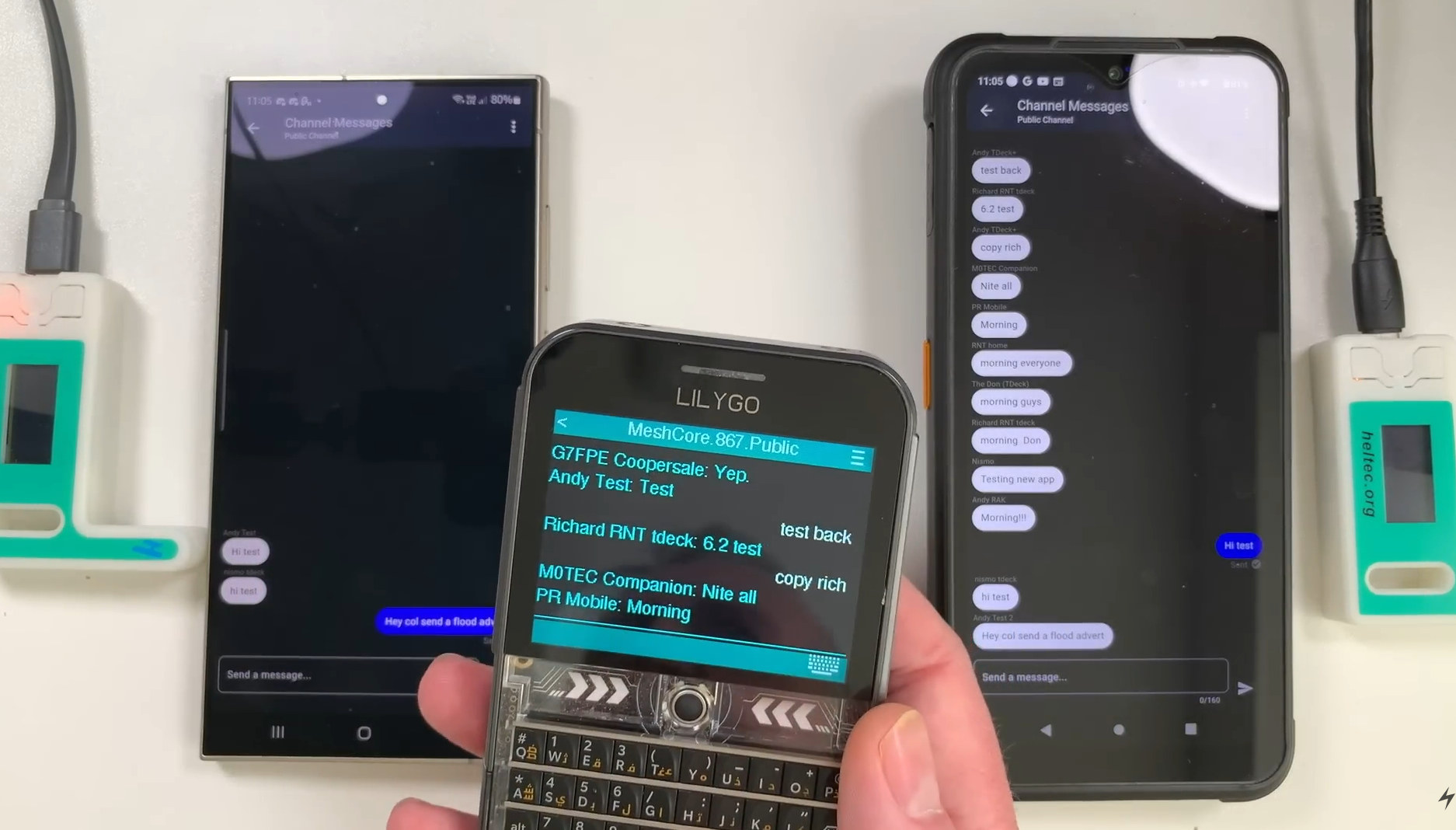 LoRa mesh network devices