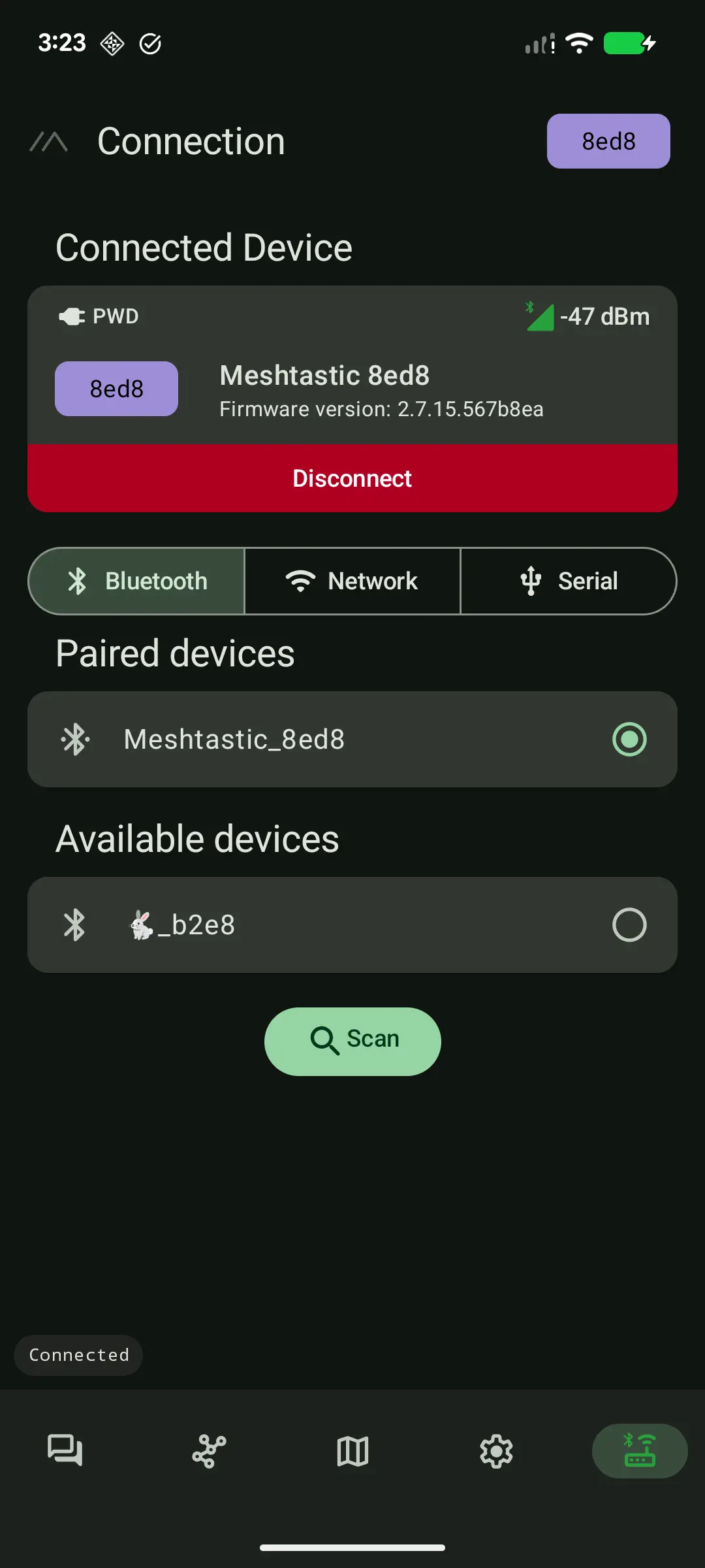 Meshtastic Android app