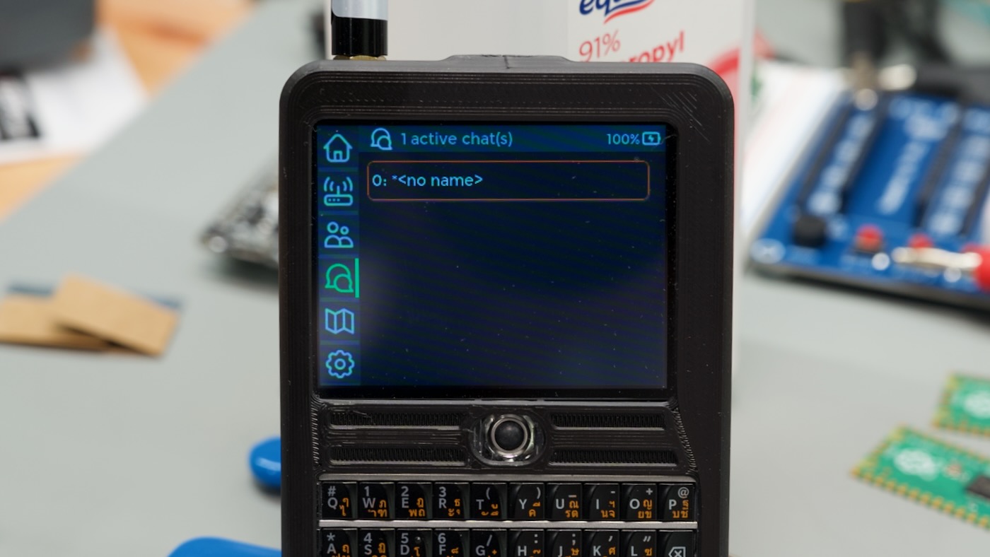 T-Deck running Meshtastic