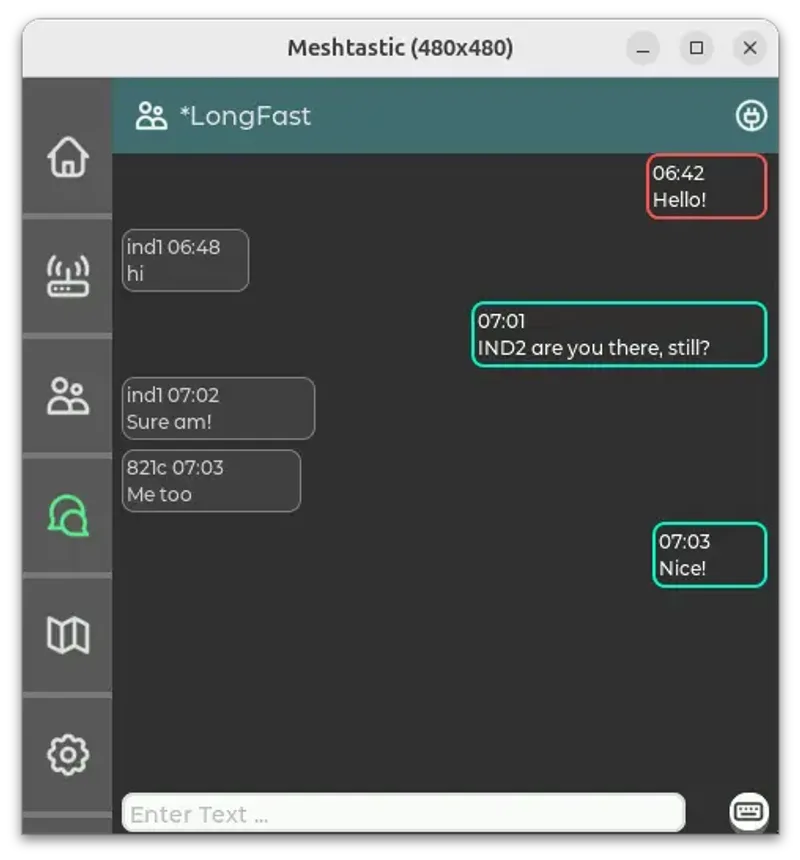 Meshtastic app interface for channel and MQTT configuration