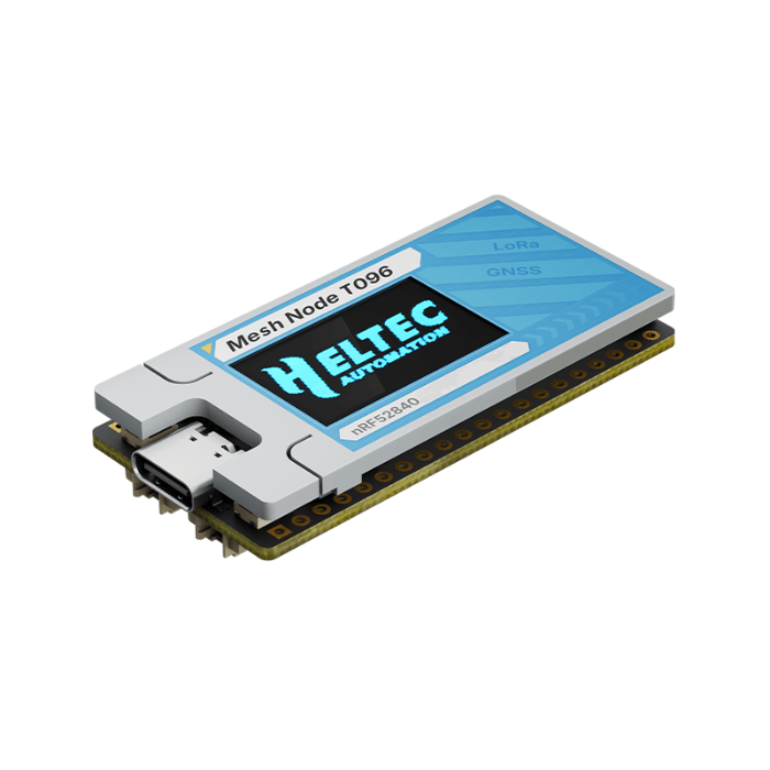 Heltec Mesh Node T096 Meshtastic LoRa device — Best amplified nRF node