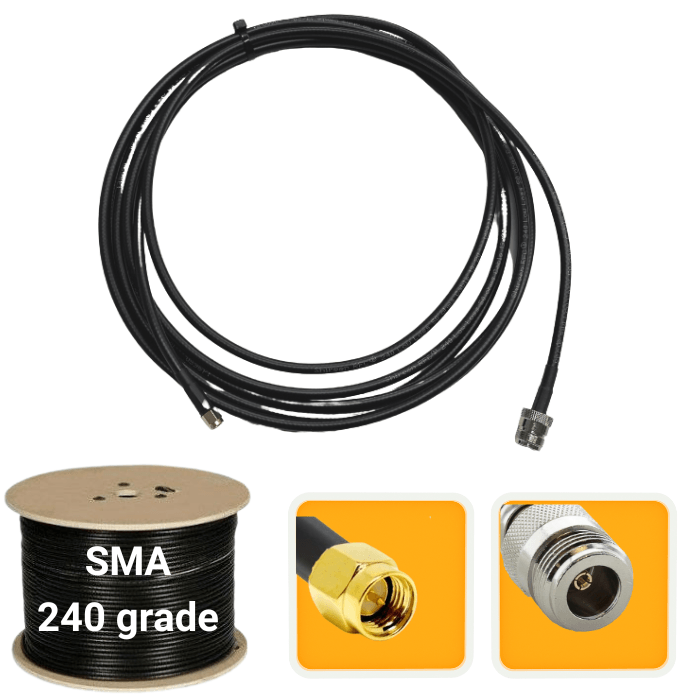 SMA Male to N-Female for Meshtastic and MeshCore LoRa mesh