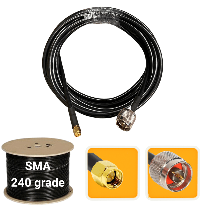 SMA Male to N-Male for Meshtastic and MeshCore LoRa mesh